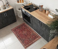 Keen Home Design 2x3 Rug - Machine Washable Entry Rug with Non-Slip Backing, Ideal for Enteryway, Kitchen, Bathroom, Laundry Room - Vintage, Easy Clean, Durable, Low Pile Rug - (2' x 3')-Ruum Studio Home