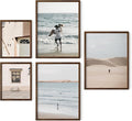 HAUS AND HUES Two 8x10, Three 12x16 - Framed Walnut-Ruum Studio Home
