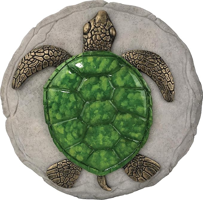 Spoontiques -Garden Décor - Turtle Stepping Stone - Decorative Stone for Garden-Ruum Studio Home
