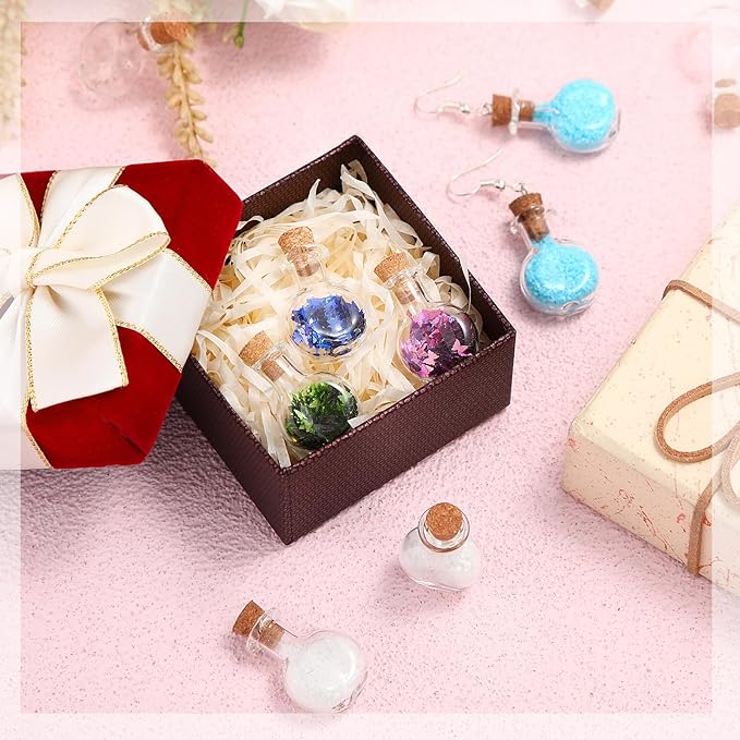 Zhehao 200 Pcs 2 ml Mini Glass Bottles Jars with Cork Stoppers Small Wishing Bottle Tiny Jars with Cork Mini Potion Bottles Clear Drifting Bottle for Wedding Birthday Party DIY Crafts Supplies-Ruum Studio Home