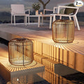 Solar Yard 2-Pack Outdoor Solar Lamp, Water-Resistant Lights for Outside Hanging Lantern Table Lamp Lights Decoration for Garden, Yard, Patio, Porch, Trees, Pathway, Natural-Ruum Studio Home
