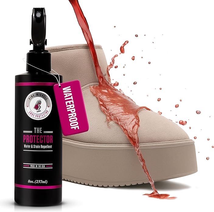 Pink Miracle The Protector Water and Stain Fabric Guard Repellent Spray for Shoes-Ruum Studio Home