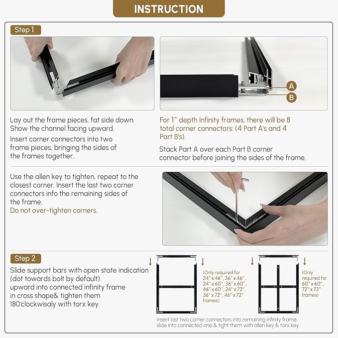 SIGNWIN 30"x60" Extra Large Framed Wall Art Silhouetted Trees at Dusk, Dramatic Forest and Cloudscape for Home Living Room Bedroom Decor (Frame Assembly Required)-Ruum Studio Home