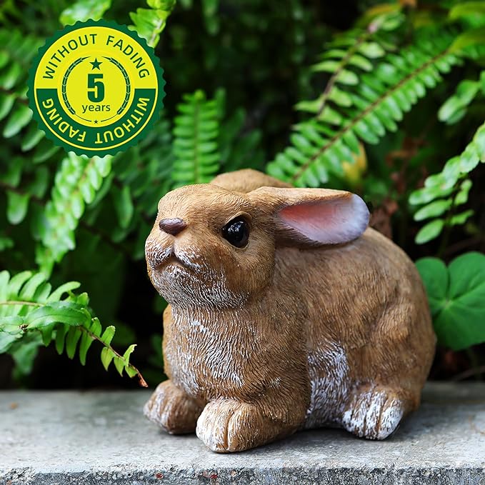 Bunny Decor Yard Decorations Outdoor Set of 3, Bunny Decorations for Home Garden Outdoor Statues, Easter Rabbit Figurines mom Gifts-Ruum Studio Home