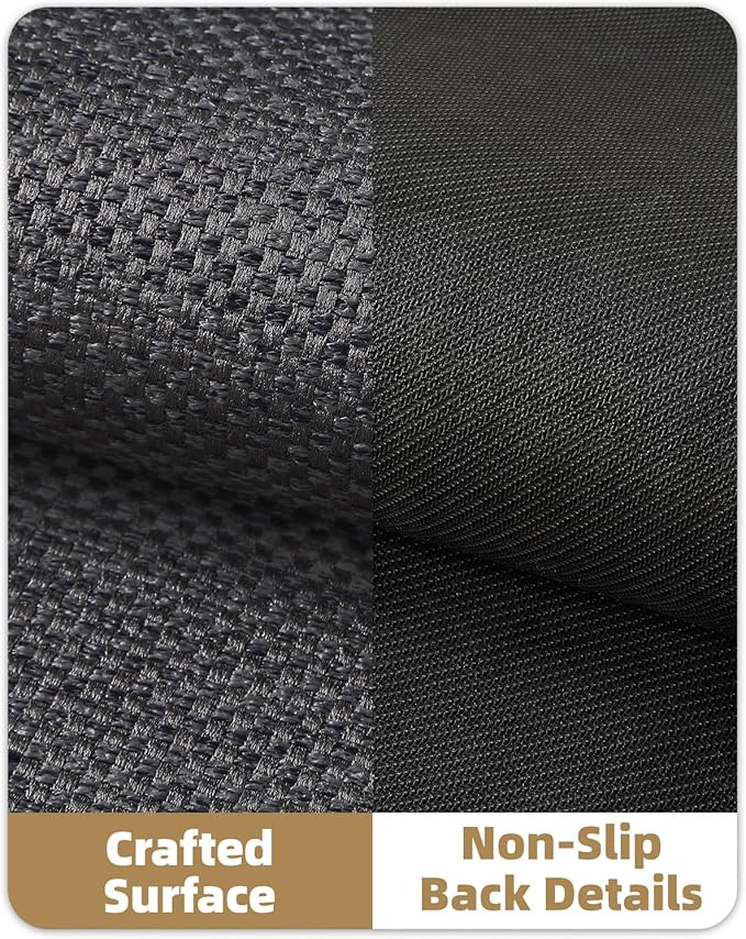 Color&Geometry Door Mat 24"x36", Front Door Mat Indoor Rugs for Entryway, Non Slip Washable Low-Profile Inside Doormat, Entry Mat Entry Rug Door Mats Indoor Entrance, Grey (Rolled-up NO Creases)-Ruum Studio Home