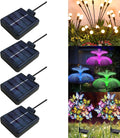 Solar Lantern Light Replacement Top ,LED Solar Panel Lantern Lid Lights Replacement Part for Outdoor Flower DIY Solar Flower Lights Garden Patio Decor (Square 4 PCS)-Ruum Studio Home