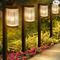 Solar Pathway Lights Outdoor, 4 Pack Upgraded Outdoor Solar Lights for Outside Super Bright Up to 12Hrs, IP65 Waterproof Solar Garden Lights for Yard Landscape Path Walkway Decoration-Ruum Studio Home