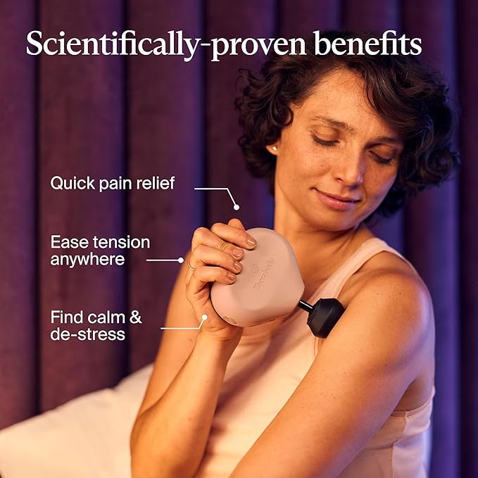 TheraGun Mini (3rd Generation) by Therabody – Ultra-Portable Massage Gun and Travel Essential for Fast, Effective Pain and Tension Relief Anywhere (Desert Rose)-Ruum Studio Home