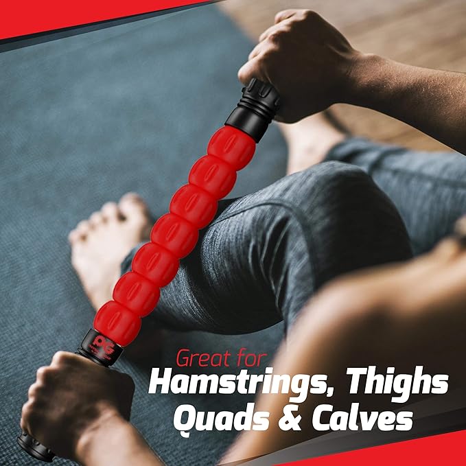 Physix Gear Roller Stick - Muscle Roller Massage Stick for Legs, The Stick Massage Roller for Deep Tissue Massaging Stick for Athletes, Physical Therapy Muscle Roller, Recovery Stick Roller-Ruum Studio Home