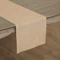 Solino Home Linen Table Runner 36 Inches - 100% Pure Linen Beige Hemstitch Table Runner 14 x 36 Inch Ideal for Dresser and Coffee Tables - Fall, Autumn, Thanksgiving - Classic Hemstitch-Ruum Studio Home