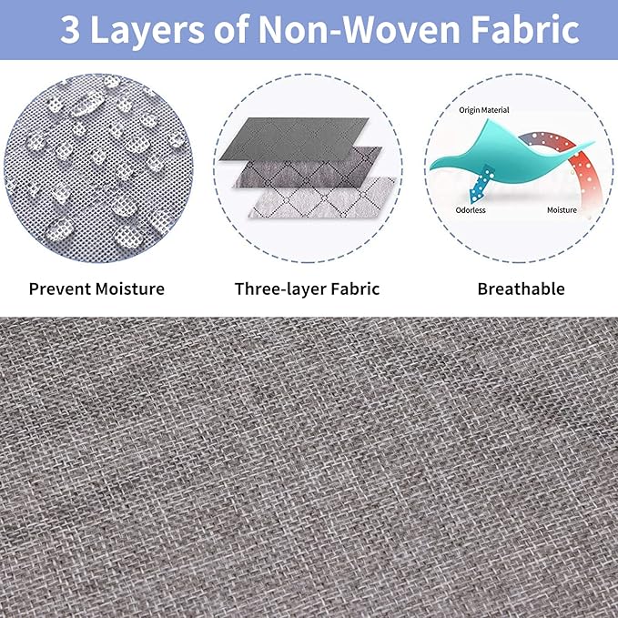 Fixwal 2 Pack Under Bed Storage Containers, Below 4.5 Inches Low Profile Underbed Organizer Clothes Storage with Sturdy Sidewalls and Bottom-Ruum Studio Home