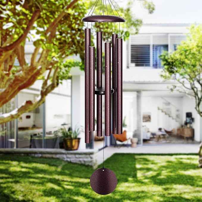 Wind Chimes Outdoor Deep Tone, 45 in Large Wind Chimes for Outside, Wind Chime Gifts for Mother's Day/Housewarming/Christmas-Ruum Studio Home