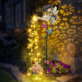 Solar Lights Outdoor Decorative, 39.4'' Metal Solar Watering Can Lights with Bee, Waterproof Garden Stake for Yard Lawn Patio Pathway Landscape, Gardening Gifts for Mom Grandma Women-Ruum Studio Home