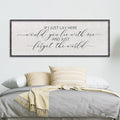 LuZhiQiang If I Lay Here Would You Lie With Me Sign Wall Decor 40"×15" Wood Framed Master Bedroom Above Over Bed Inspirational Wall Art (Black)-Ruum Studio Home