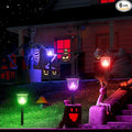 AOSEA 4 Pack Solar Pathway Lights Outdoor Waterproof - Auto RGB Color Changing Solar Lights for Outside, IP65 Rated, 12H Bright Landscape Lighting, Durable Plastic - Perfect for Garden & Walkway-Ruum Studio Home