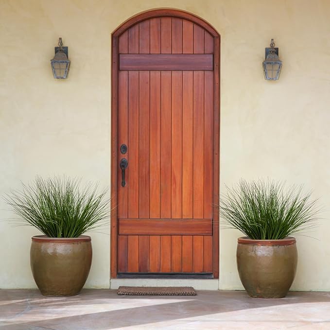 48PCS 17.3" Fake Plants Artificial Wheat Grass Greenery Plastic Plants Fake Grass Artificial Plants for Outdoor Decor Artificial Grass Plant with Greenery Stems for Indoor Home Decoration-Ruum Studio Home