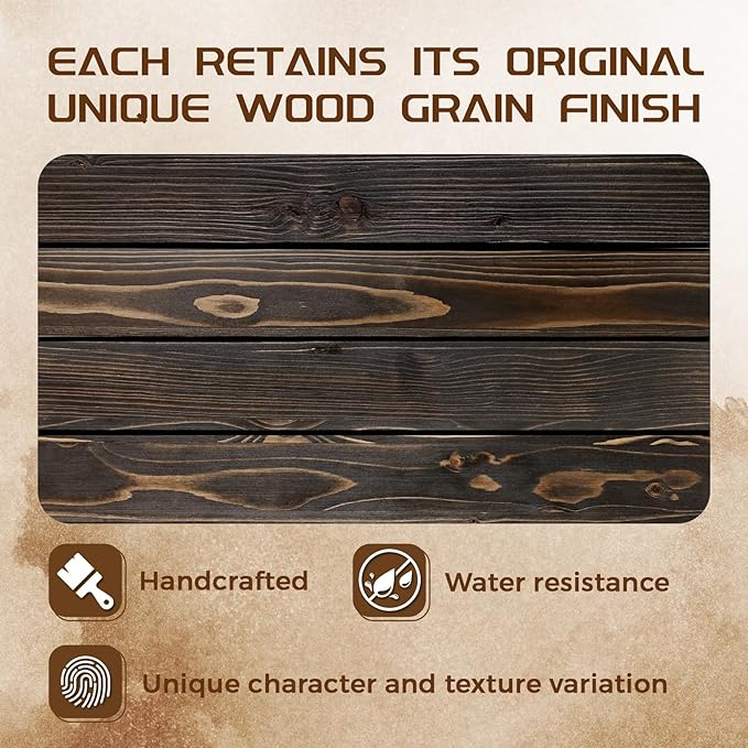 60x8x3 Fireplace Mantel - Solid Rustic Wood - Wall Mounted Floating Shelf with Invisible Heavy Duty Steel Bracket (Weathered Black)-Ruum Studio Home