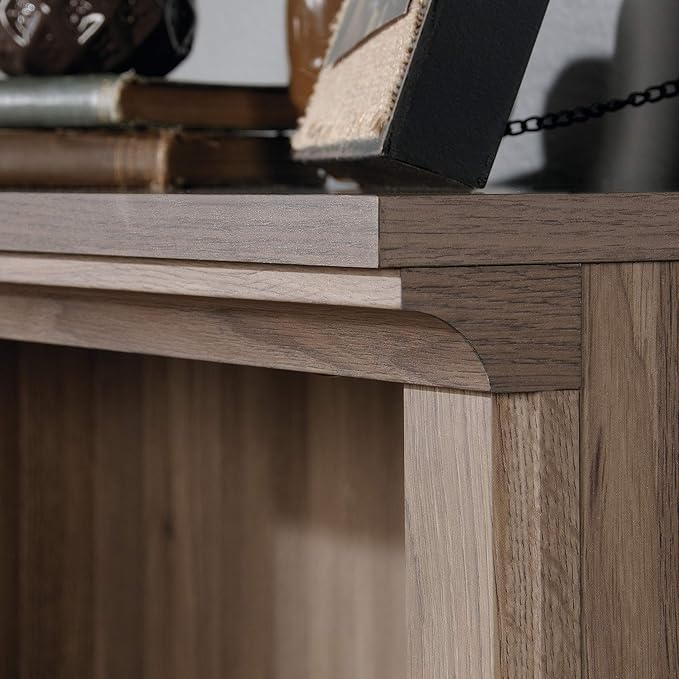 Sauder Miscellaneous Storage 3-Shelf Bookcase/ Book shelf, Salt Oak finish-Ruum Studio Home