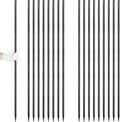 Rebar Stakes 36 inches 16-Pack Concrete Form Stakes Straight 3/8" Diameter Rebar Ground Metal Stakes for Landscaping, Securing Fence, Garden Plants Support, Survey Markers and Securing Trees-Ruum Studio Home