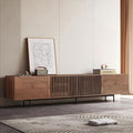 Mid Century Modern TV Stand for 70 Inch TVs, 70.87" Walnut Console with Ample Storage – Stylish Entertainment Center for Living Room or Bedroom-Ruum Studio Home