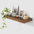 Deep Floating Shelves for Wall | 30 Inch Wide x 12 Inch Deep Floating Shelves | 30W x 12D Rustic Wood Wide Wall Shelves | Bookshelf Laundry Shelf TV Shelf-Ruum Studio Home