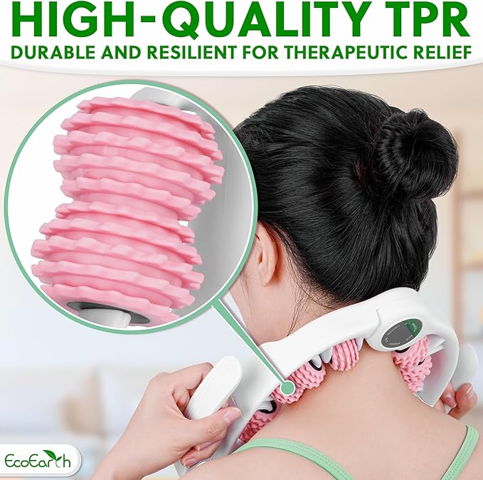 EcoEarth Cellulite Massage Roller - Handheld Fascia Massager with Detachable Handles - Anti Cellulite Tool for Legs, Thighs, Buttocks & Belly - Deep Tissue Muscle Roller for Lymphatic Drainage-Ruum Studio Home