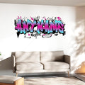 Custom Graffiti Wall Decal Personalized Graffiti Name Fitness Gym Workout Room Wall Decals and Stickers for Nursery, Room Walls Decor, Peel & Stick Name Decals for Walls-Ruum Studio Home