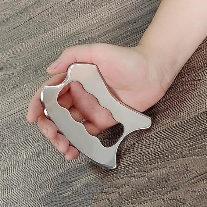 BYYDDIY Stainless Steel Muscle Scraper Tools Set & GuaSha Scraping Massage Tools,Derma Edge Massage Tool & Massage Scraper Tool (S2X)-Ruum Studio Home