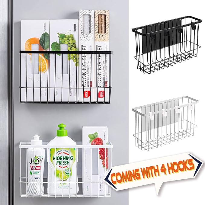 Magnetic Basket Fridge Lint Bin Dryer Ball Holder Laundry Room Organization Home Storage for Class Office School-Ruum Studio Home