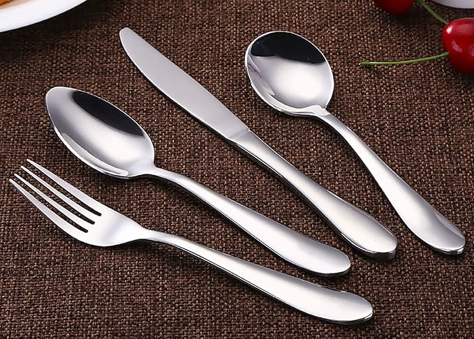 VANRA 4-Piece Children Forks Set Stainless Steel Kids Dinner Forks Child Silver Cutlery Set 5.7-inch (4 forks)-Ruum Studio Home