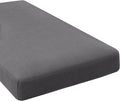 H.VERSAILTEX Super Stretch Individual Chaise Cover Sectional Couch Covers for L Shaped Sofa Both Left/Right Featuring Thick Jacquard Textured Twill Fabric (1 Piece Chaise Cover Large, Grey)-Ruum Studio Home