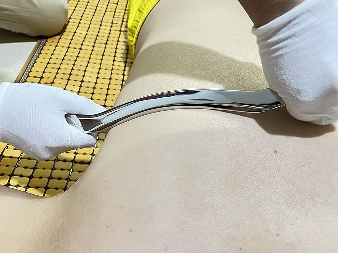 Gua sha Tool Stainless Steel gua sha-Set 4pcs -iastm Tool Gussha Massage Tool Muscle Scraping Tool for Soft Tissue Therapy and Reduce Arms,Back, Legs, Shoulder Muscle Pain(HH1)……-Ruum Studio Home