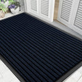 Yimobra Front Door Mat Outdoor Indoor Entrance, 100% Waterproof All-Season All Weather Doormat, Welcome Matt Outside Entry, Non Slip, Low Profile, Heavy Duty Patio Porch Floor Mats,47 x 32,Navy Blue-Ruum Studio Home