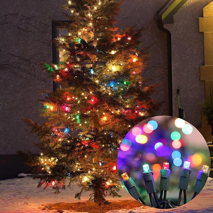 60 Count Multicolor- String Lights - LED Christmas Lights, Mini led Lights for Indoor Outdoor Home Holiday Party Wedding Independence Day Decoration-Ruum Studio Home