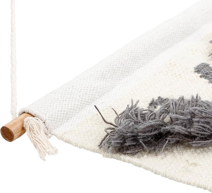 Mark&Day Wall Hanging, Windigsteig Coastal Farmhouse Charcoal Tapestry Wall Hanging for Living Room, Bedroom, Office or Kitchen (48"H x 24"W)-Ruum Studio Home