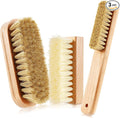 3 Pcs Wood Laundry Stain Brush Stain Remover Brushes with Boar Bristle Small Stain Brush for Clothes for Scrubbing Stains from Furniture Fabric Leather(3 Pcs F)-Ruum Studio Home