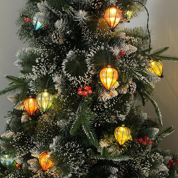 11FT Multicolor String Lights with 10 Bulbs, UL Listed Connectable Waterproof Decorative LED Lights Hanging for Backyard Patio, Indoor/ Outdoor for Christmas Wedding Party Festival Lighting(2pcs)-Ruum Studio Home