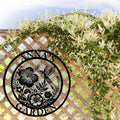 Custom Metal Garden Sign, Personalized Metal Home Garden Sign, Garden Gecor for Outside, Personalized Garden Signs with Name, Flower Garden Sign, Mom Grandma Women gifts-Ruum Studio Home