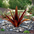 DIY Metal Agave Plant Art Yard Tequila Art Sculpture, Tequila Rustic Garden Sculpture Statue Outdoor Decor,Agave Metal Plants for Yard, Garden Lawn Ornaments (12 Leaves -Yellow)-Ruum Studio Home