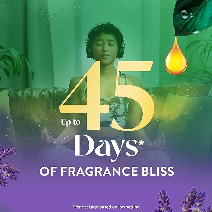 Air Wick Essential Mist Starter Kit, Diffuser + 1 Refill, Lavender and Almond Blossom, Air Freshener, Essential Oils-Ruum Studio Home