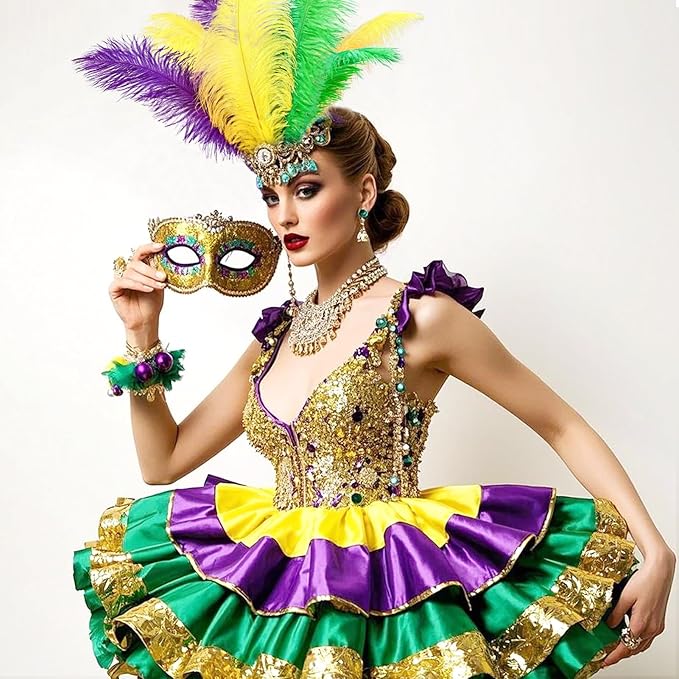 THARAHT Mix Colour Ostrich Feathers 12pcs Natural Bulk 10-12Inch 25cm-30cm for Wedding Party Centerpieces Easter Gatsbi and Home Decoration Feathers-Ruum Studio Home