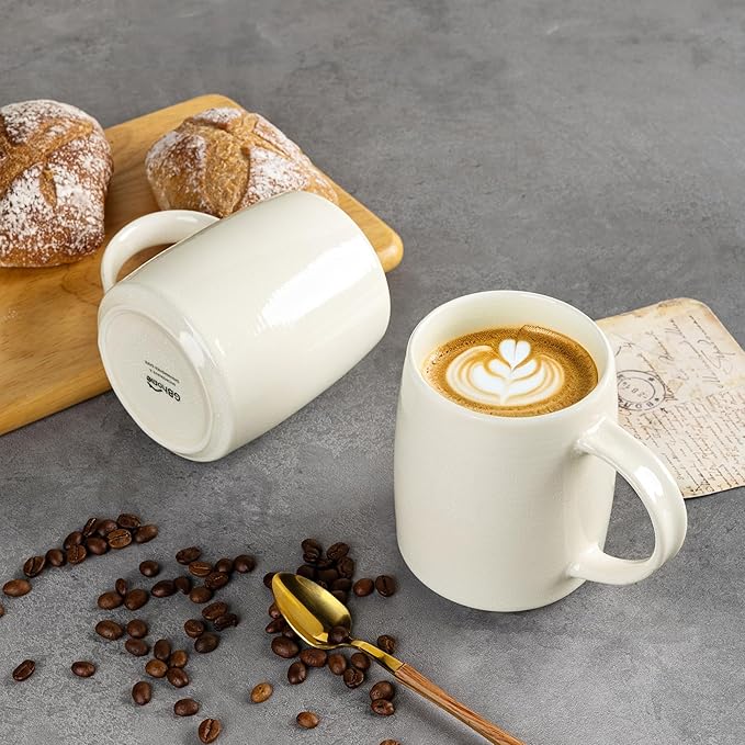 GBHOME Large Coffee Mugs Set of 6, 18oz Handmade Ceramic Coffee Mugs Set with Gradient color for Latte/Tea/Beer/Hot Cocoa, Dishwasher & Microwave Safe-Ruum Studio Home