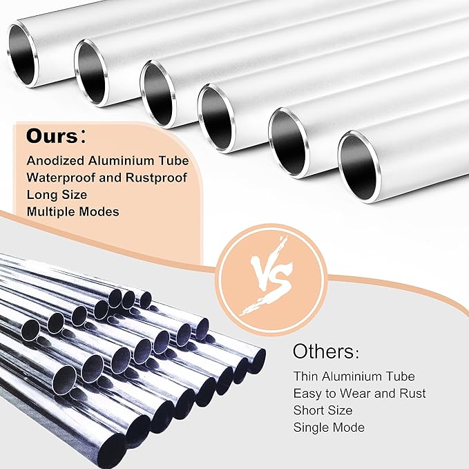 Large Aluminium Wind Chimes 37 Inches to Create a Zen Atmosphere Suitable for Outdoor, Garden, Patio Decoration. Classic Wind Chimes with Wind Catcher Suitable as A Gift for Unisex(White)-Ruum Studio Home