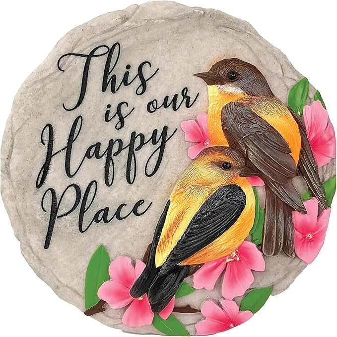 Spoontiques - Garden Décor - No Place Like Home Stepping Stone - Decorative Stone for Garden-Ruum Studio Home