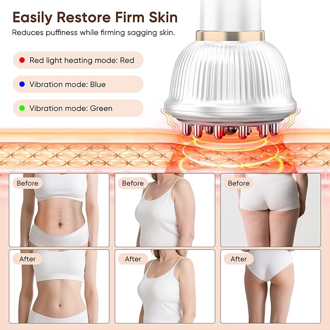 Multford 3 in 1 Body Sculpting Machine & Lymphatic Drainage Massager,Portable Cellulite Massage Tool，Skin Tightening Device for Legs, Arms & Belly, Body,Effectively Tightens The Skin-Ruum Studio Home