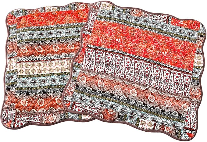 NEWLAKE Striped Classical Style Cotton Throw Pillow Covers (2 Pieces, 18X18 Inch)-Ruum Studio Home