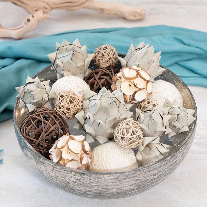 ANDALUCA Decorative Balls Bag Bowl Filler Home Decor (Artichoke)-Ruum Studio Home