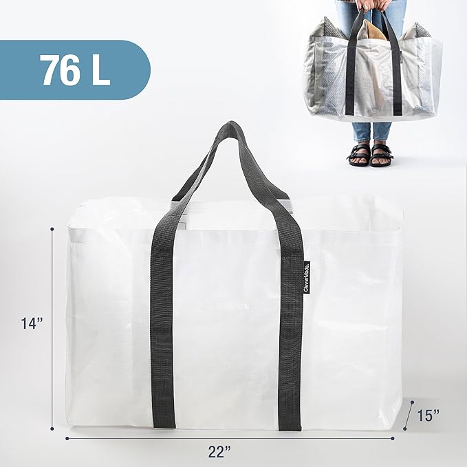 CleverMade Under Bed Storage Bag - Collapsible Storage for Shoes and Clothes Easy Use - Heavy Duty Utility Bag Home-Ruum Studio Home