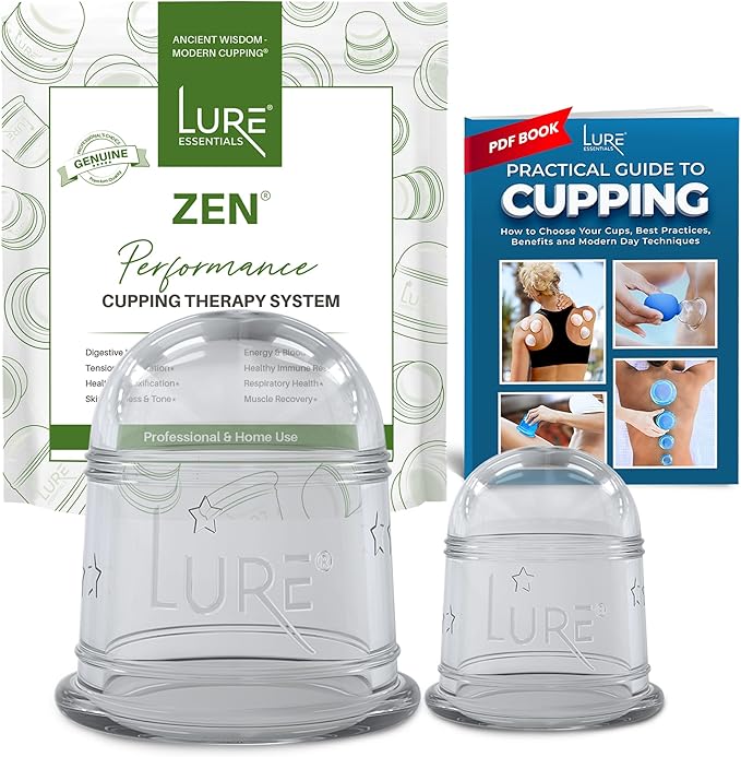 Silicone Cupping Therapy Set Beginner Massage Cupping Cups for Cupping Therapy Cup Kit for Massage, Myofascial Release, Cellulite Reduction-Ruum Studio Home