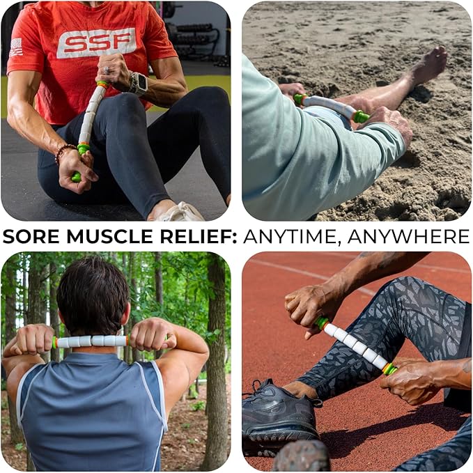 The Original Massage Stick - Self Myofasical Release Muscle Roller Stick - 14" Little Stick-Ruum Studio Home